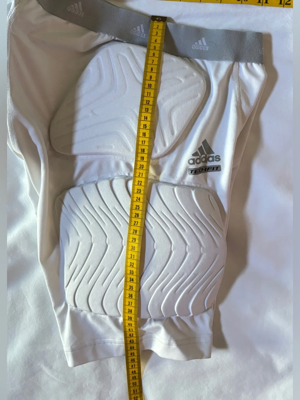 Adidas Techfit Padded Shorts Compression White S Football Girdle